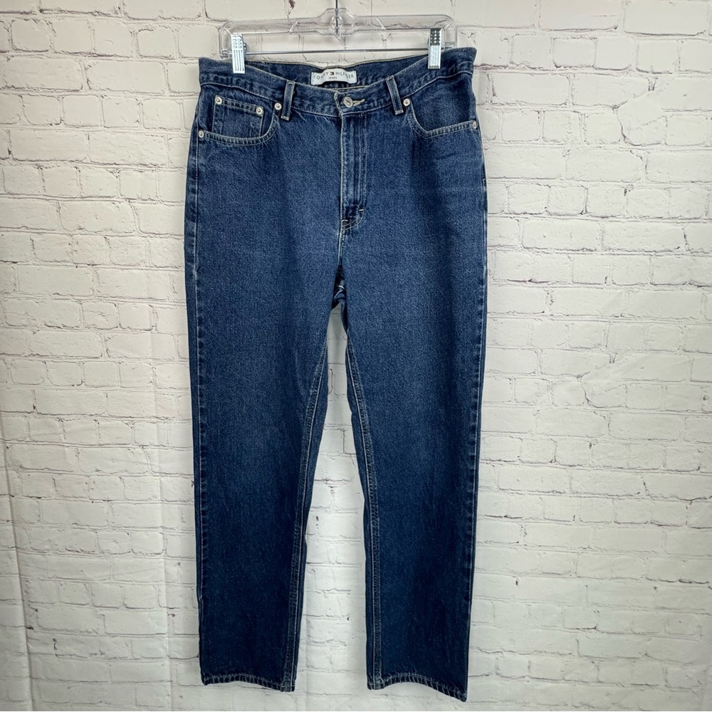 Tommy Hilfiger High Rise Perfect T Jean Straight Leg Size 12